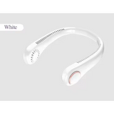 Portable Neck Fan - USB Rechargeable, Waterproof, Adjustable Wearable Fan for Travel, Office & Sports